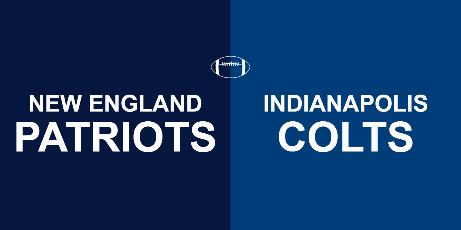 Patriots vs Colts