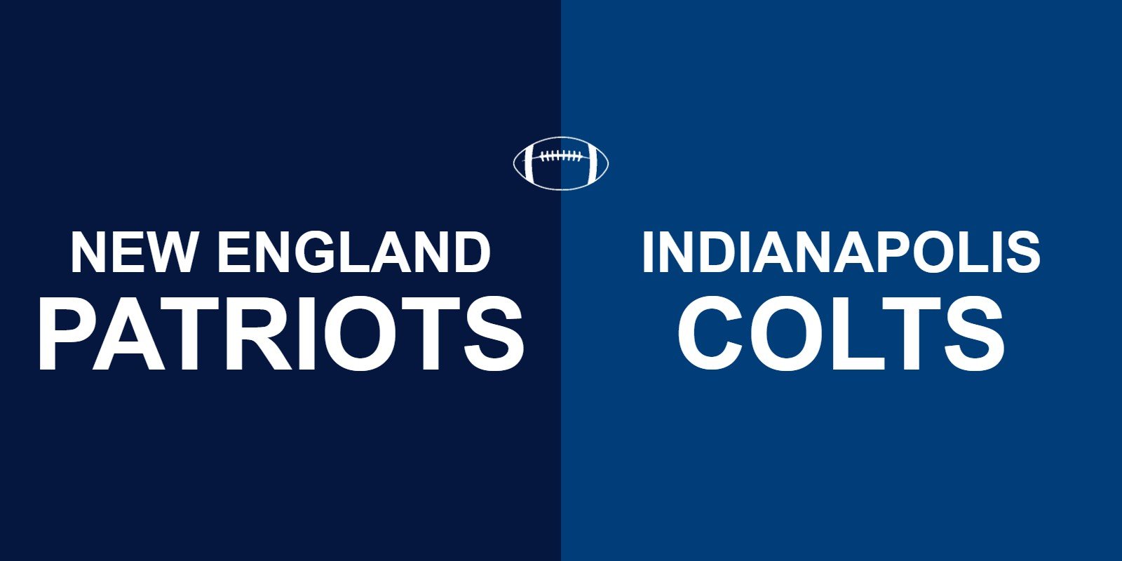 Patriots vs Colts