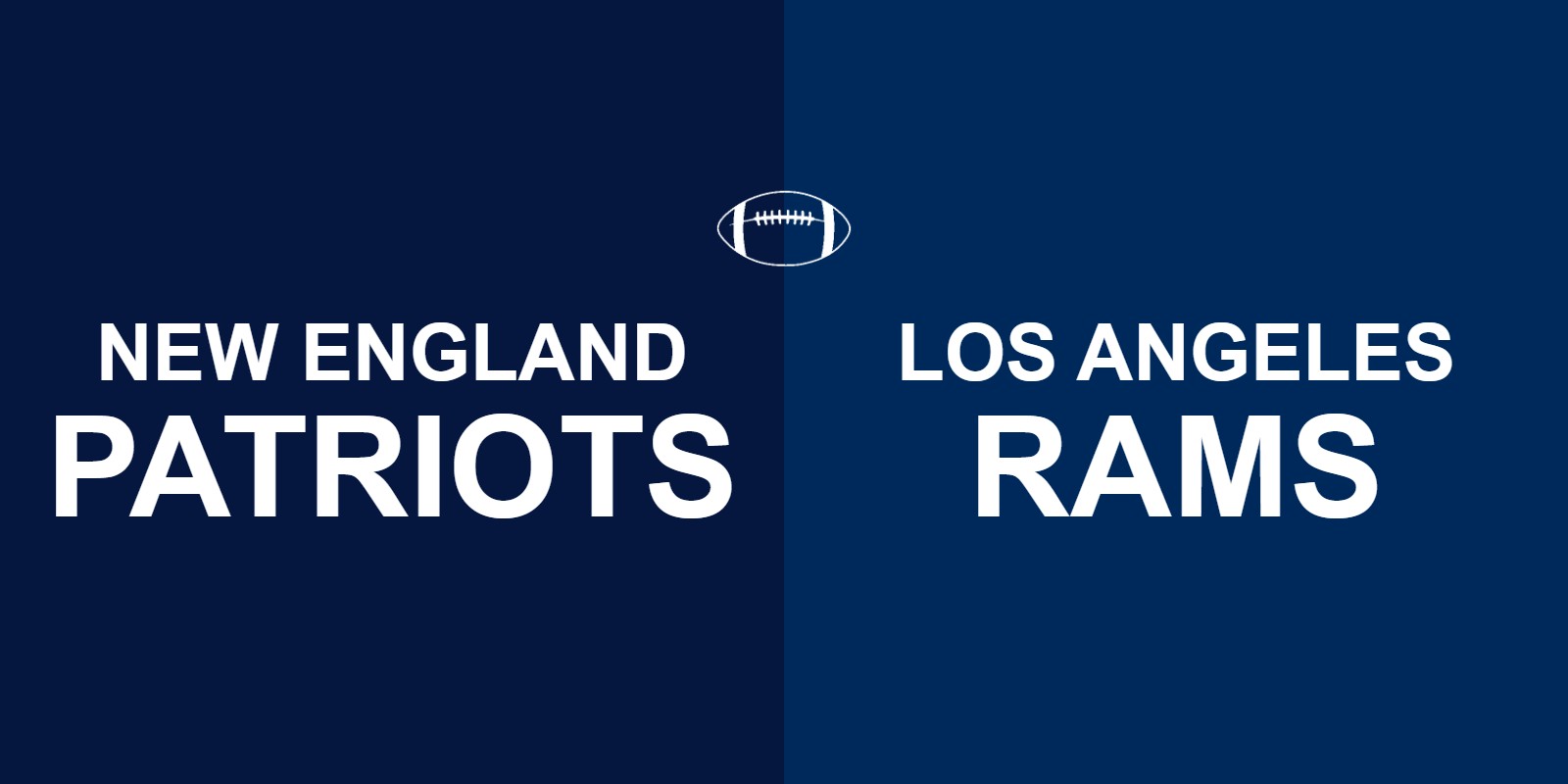 Patriots vs Rams