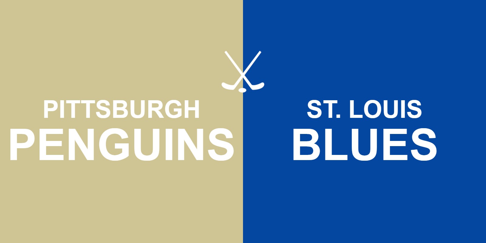 Penguins vs Blues