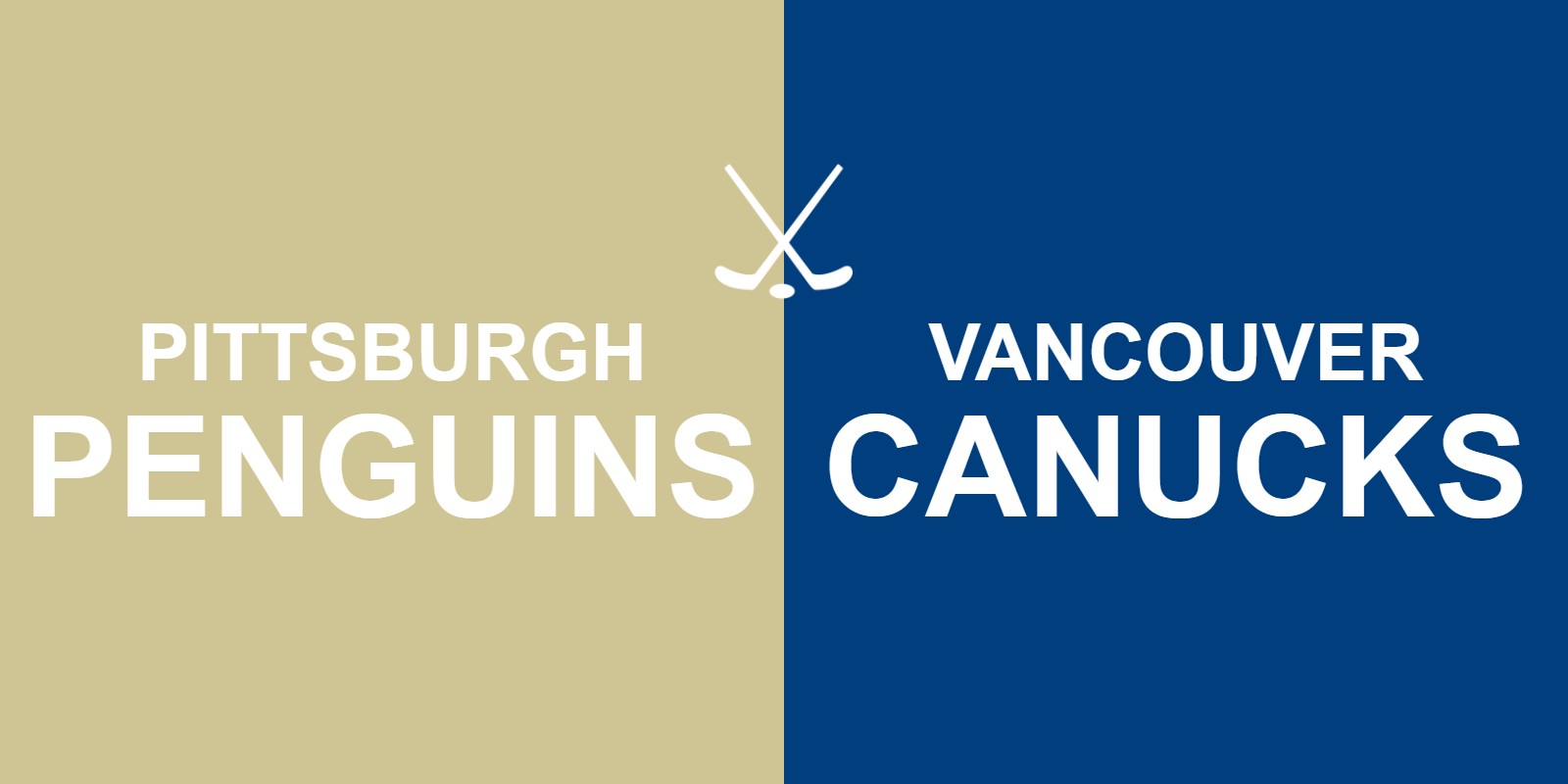 Penguins vs Canucks