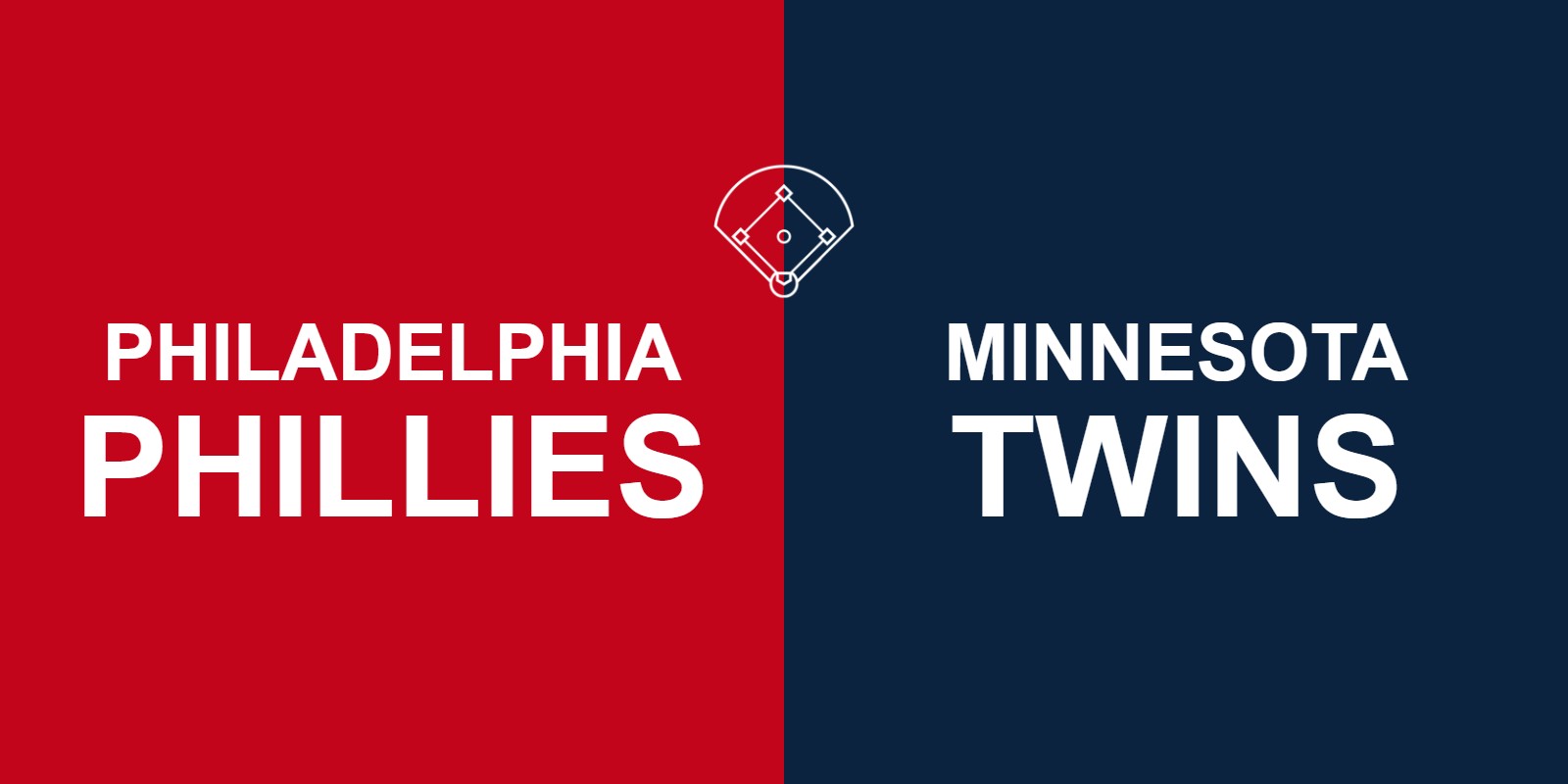 Phillies vs Twins