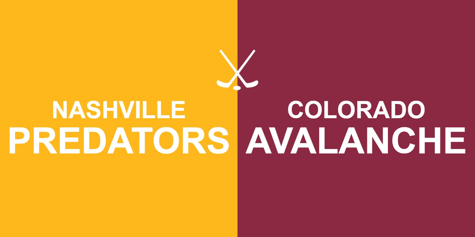 Predators vs Avalanche