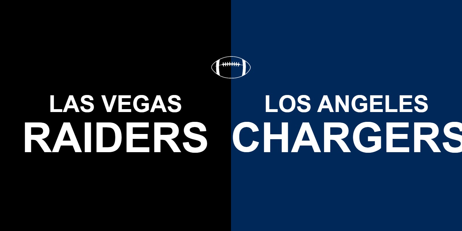 Raiders vs Chargers Tickets 