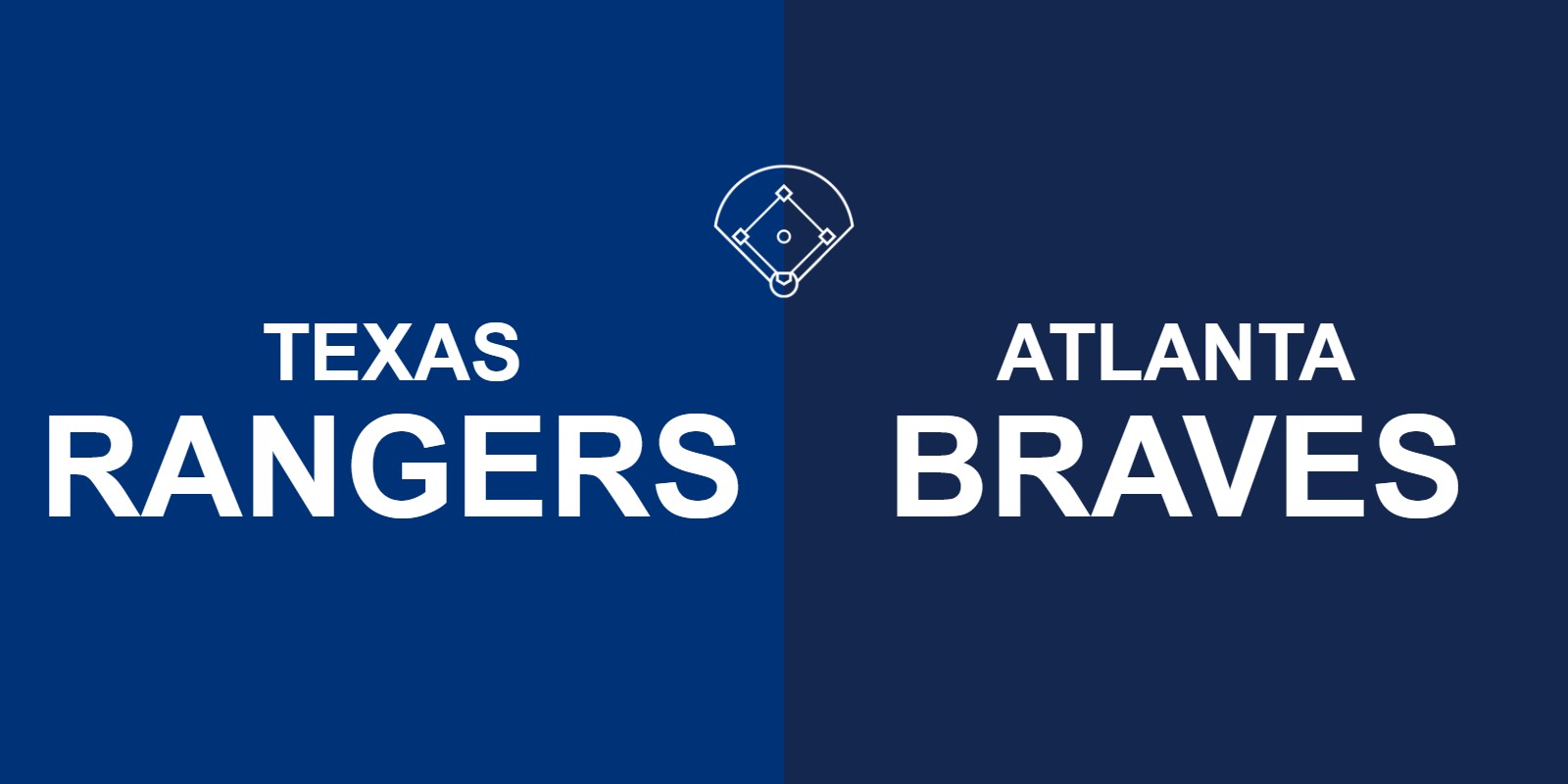 Rangers vs Braves