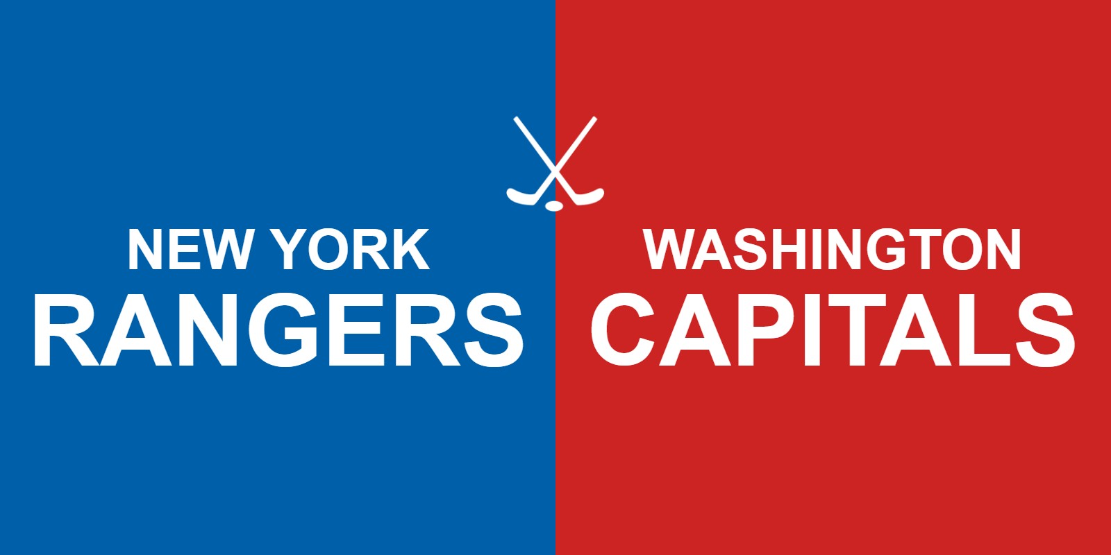 Rangers vs Capitals