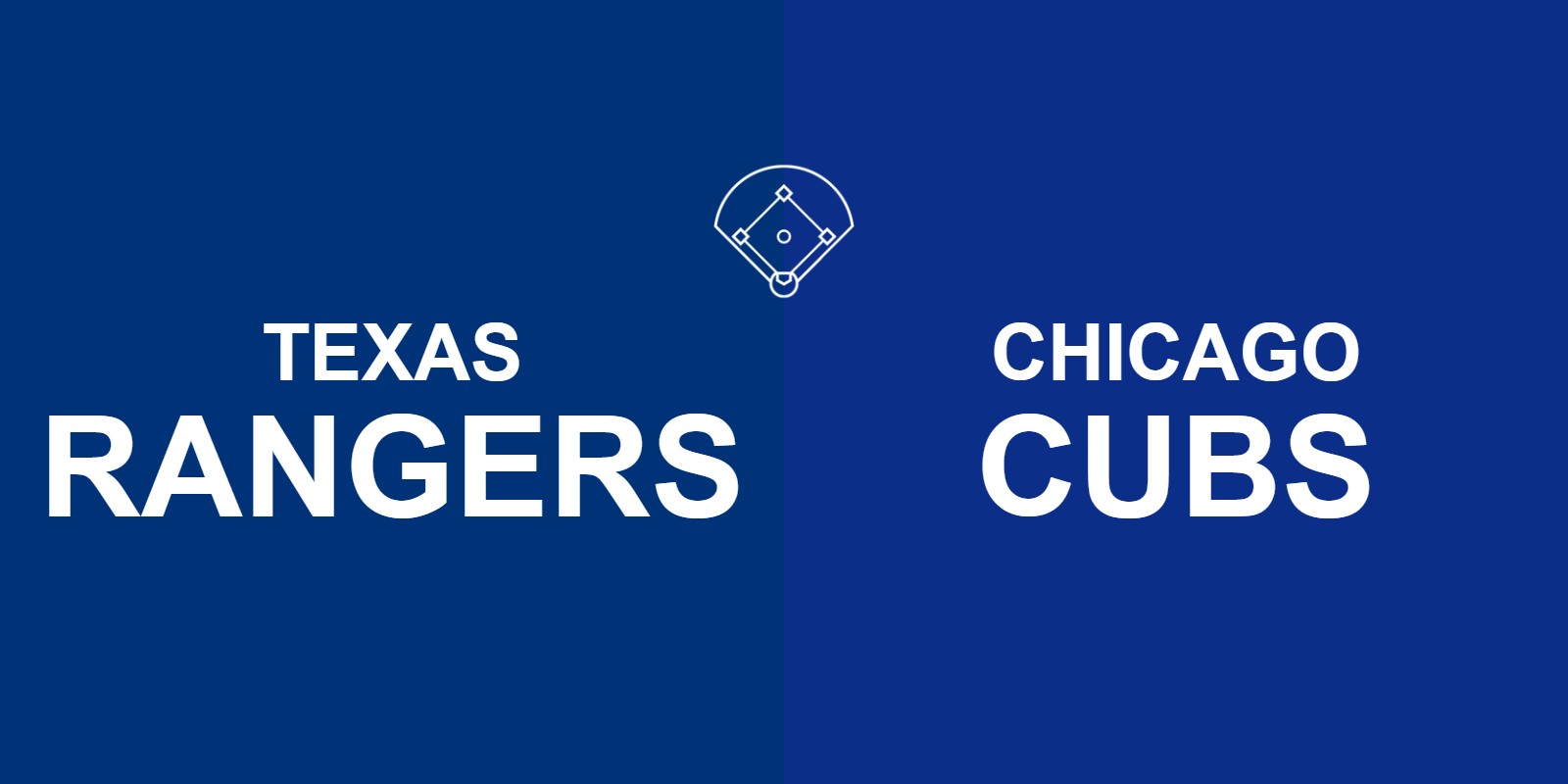 Rangers vs Cubs