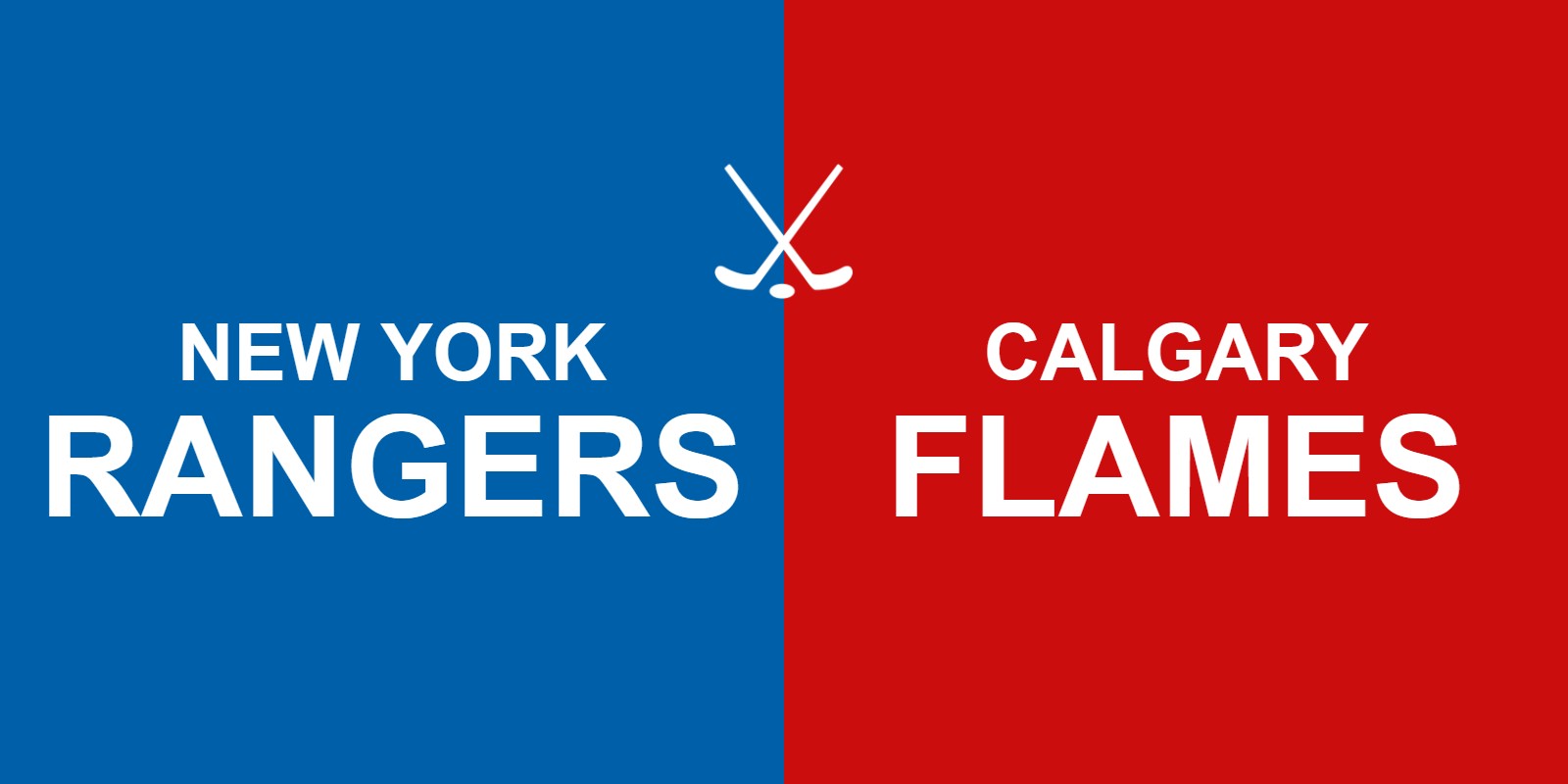 Rangers vs Flames