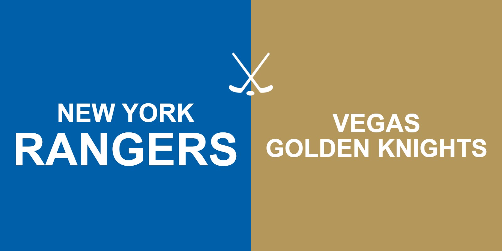 Rangers vs Golden Knights