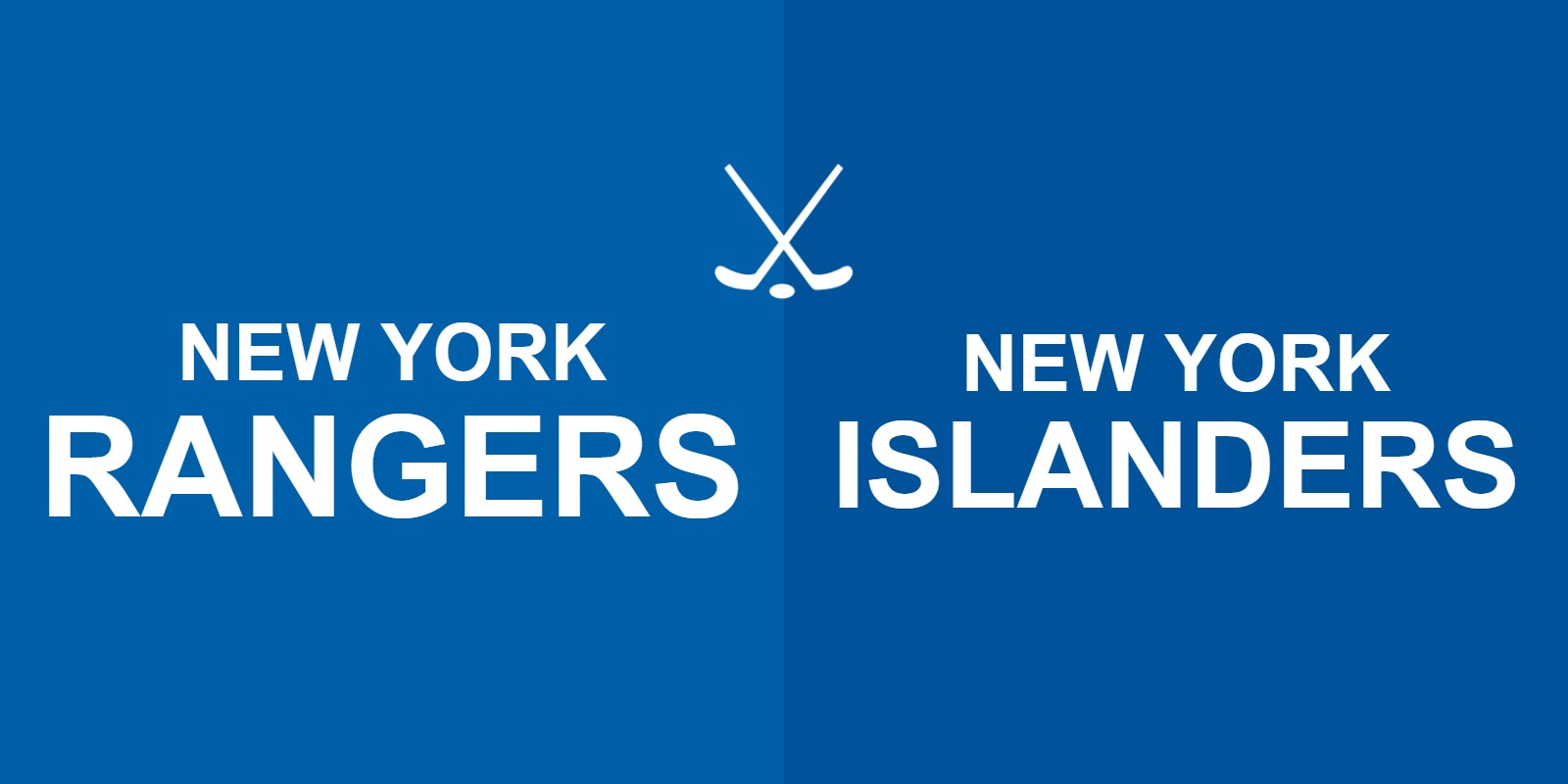 Rangers vs Islanders
