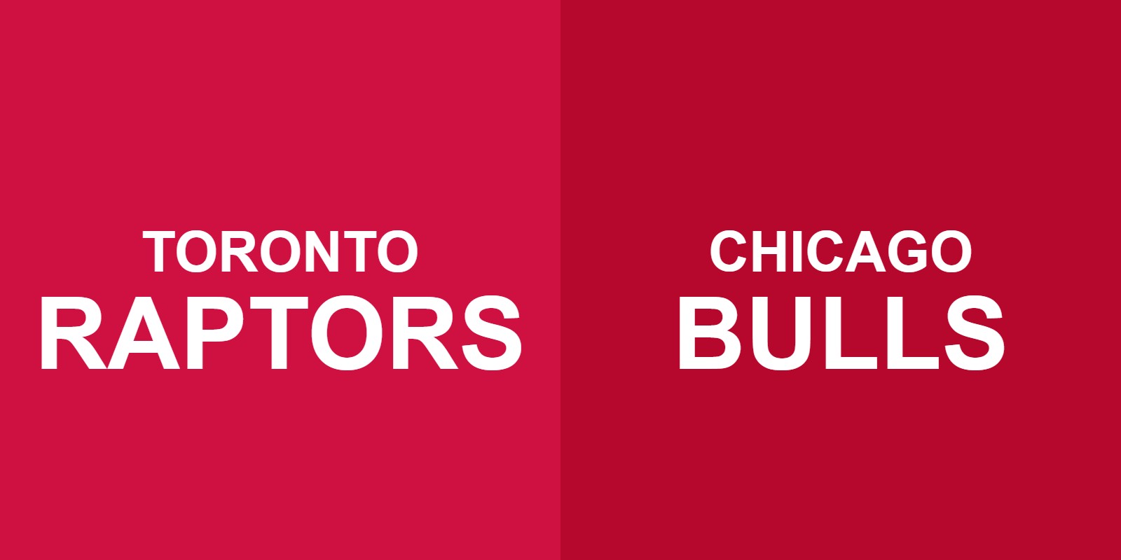 Raptors vs Bulls