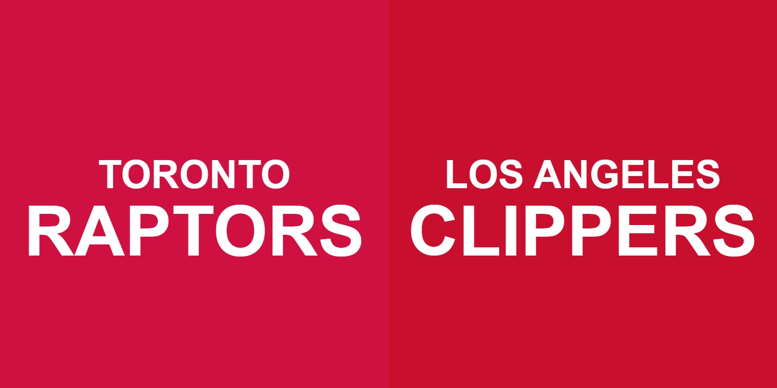 Raptors vs Clippers