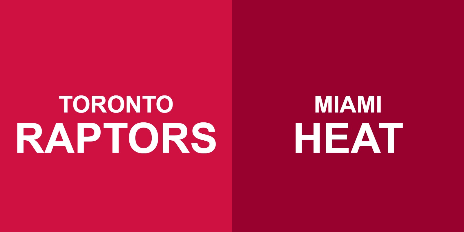 Raptors vs Heat