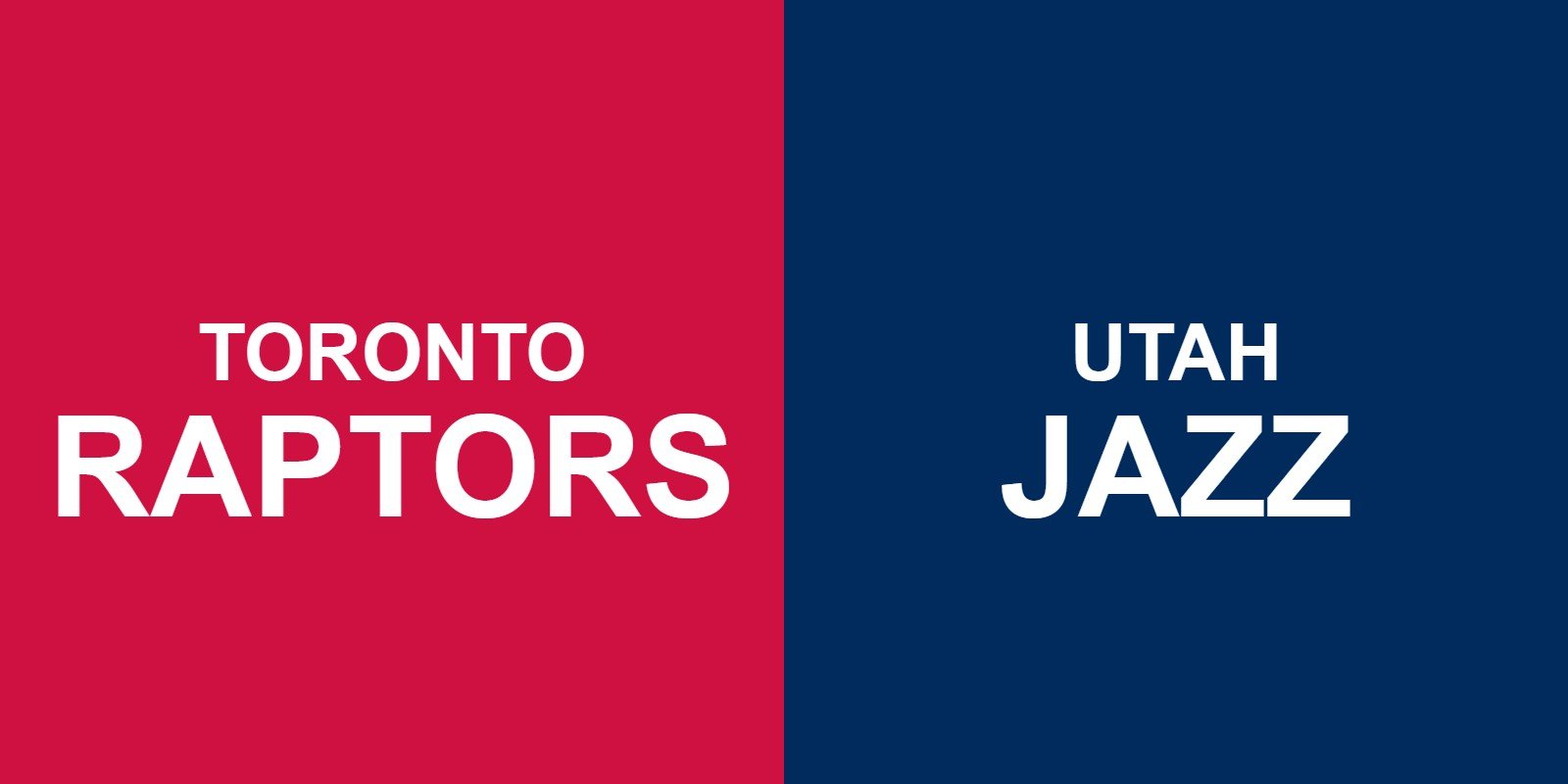 Raptors vs Jazz