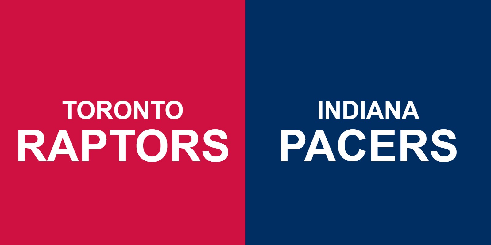 Raptors vs Pacers
