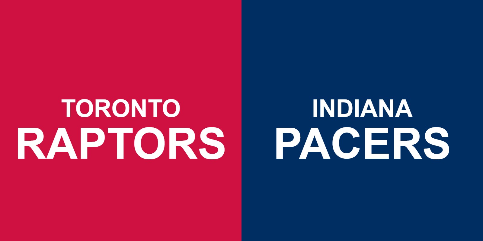 Raptors vs Pacers