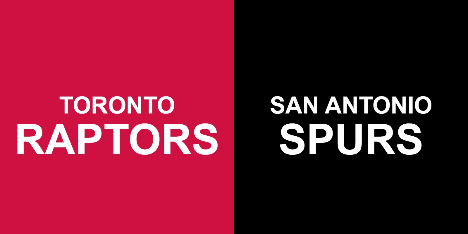 Raptors vs Spurs