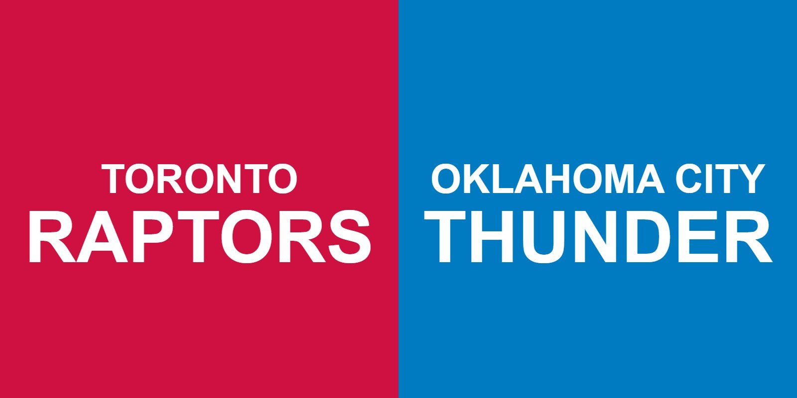 Raptors vs Thunder