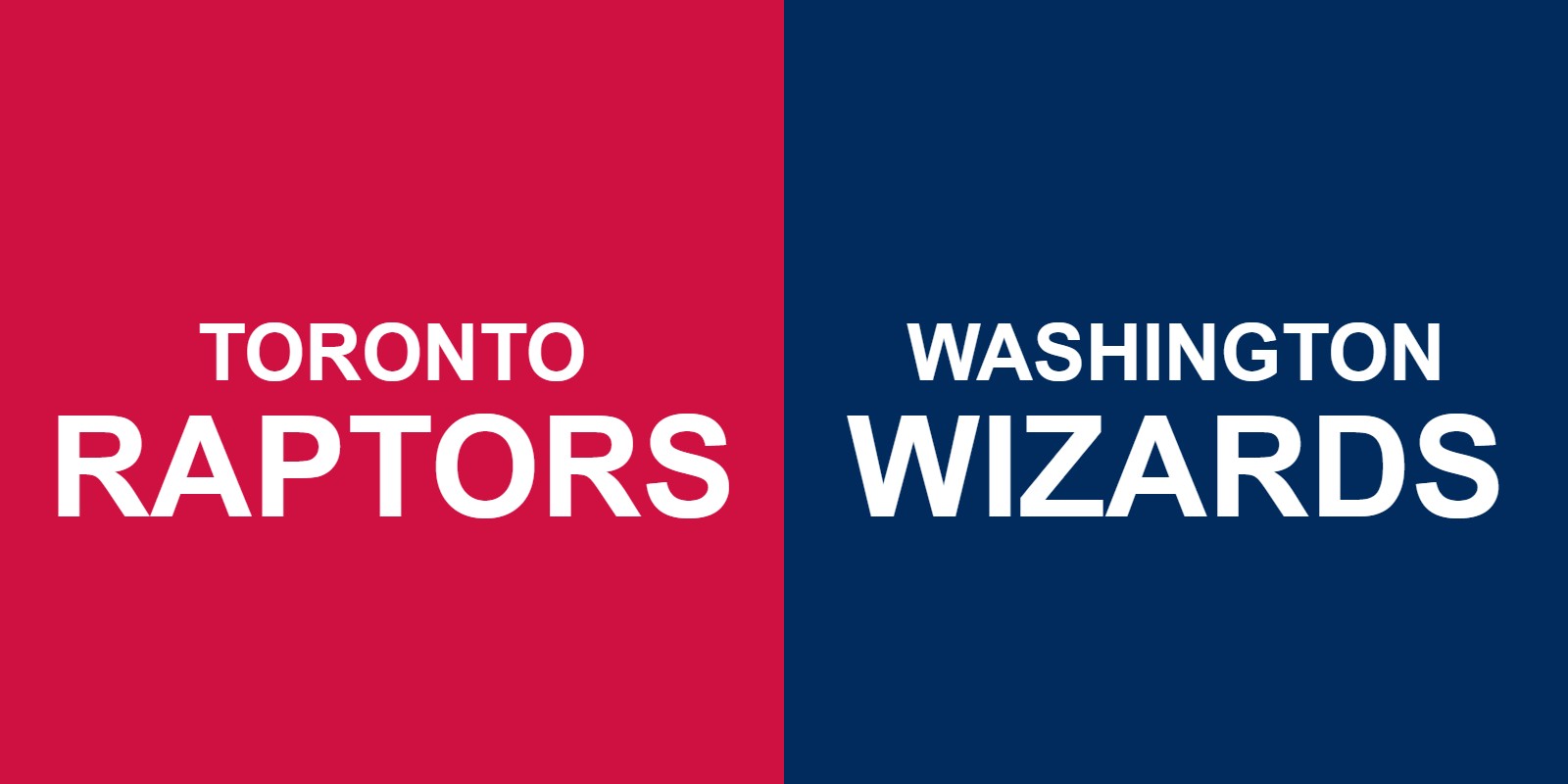 Raptors vs Wizards