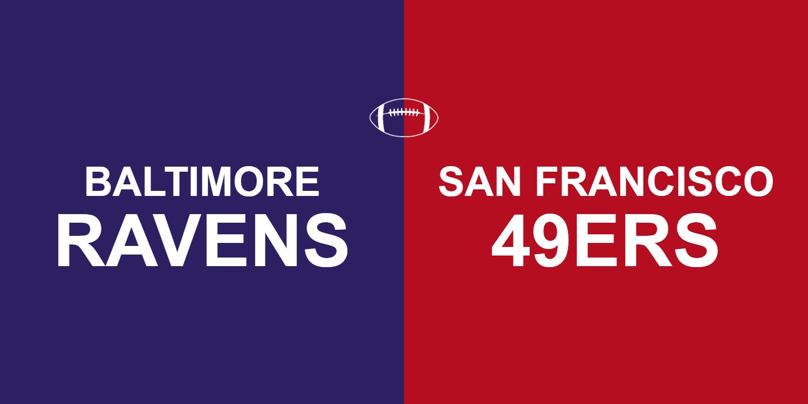 Ravens vs 49ers