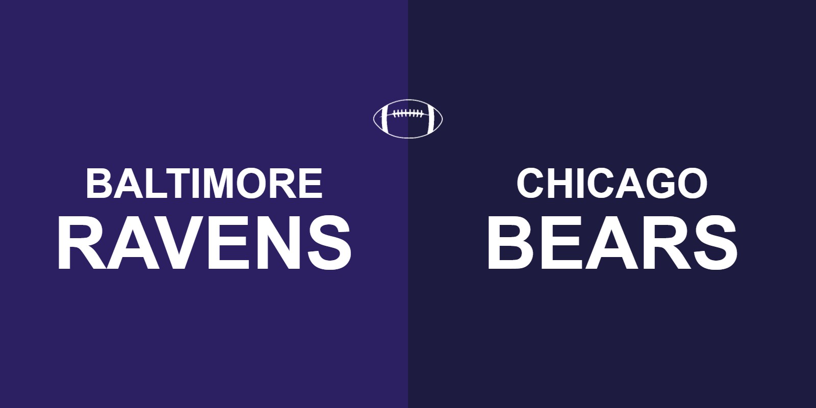 Ravens vs Bears