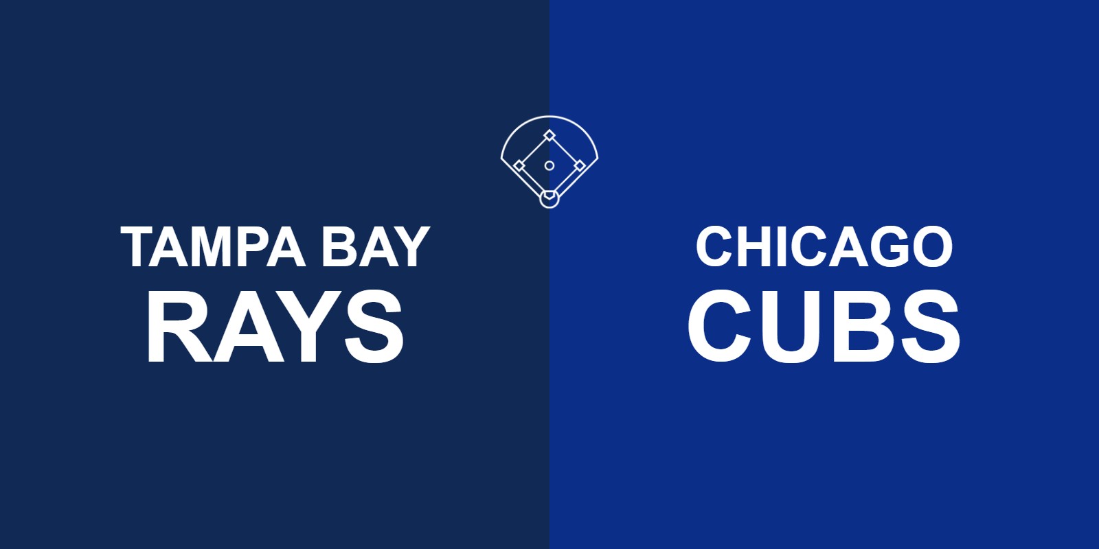Rays vs Cubs