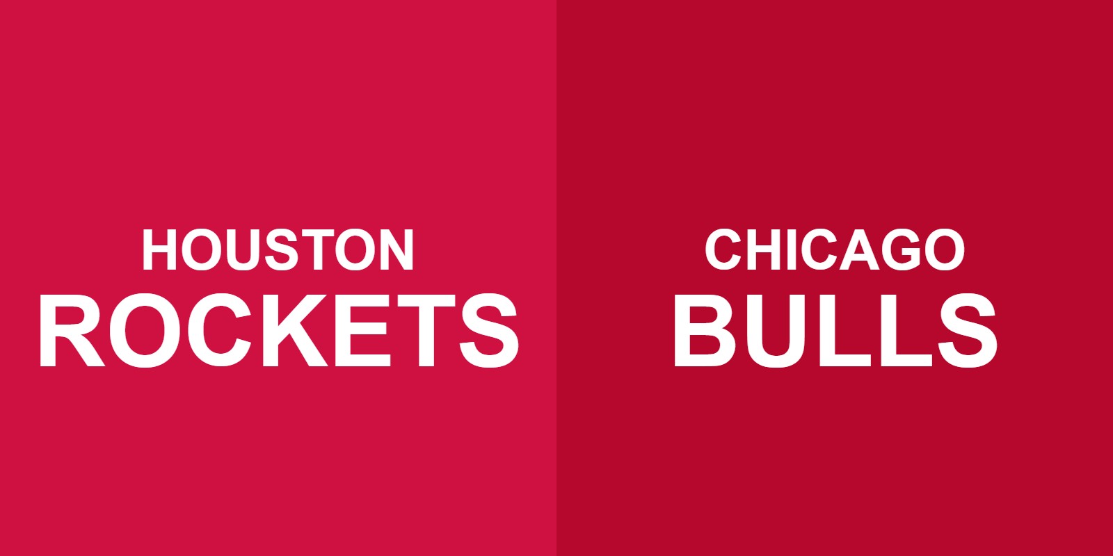 Rockets vs Bulls