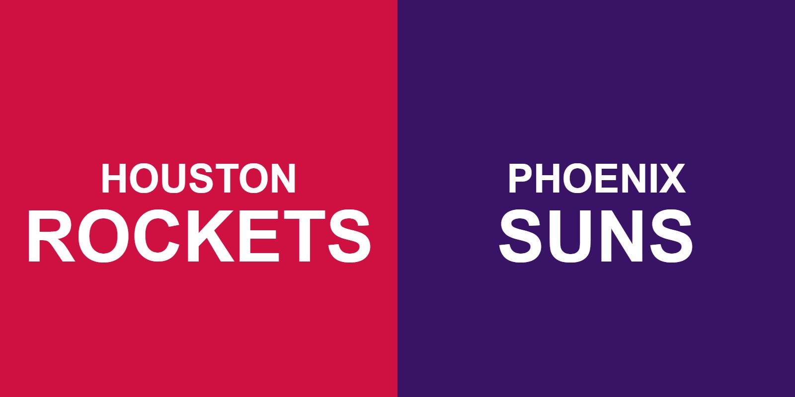 Rockets vs Suns