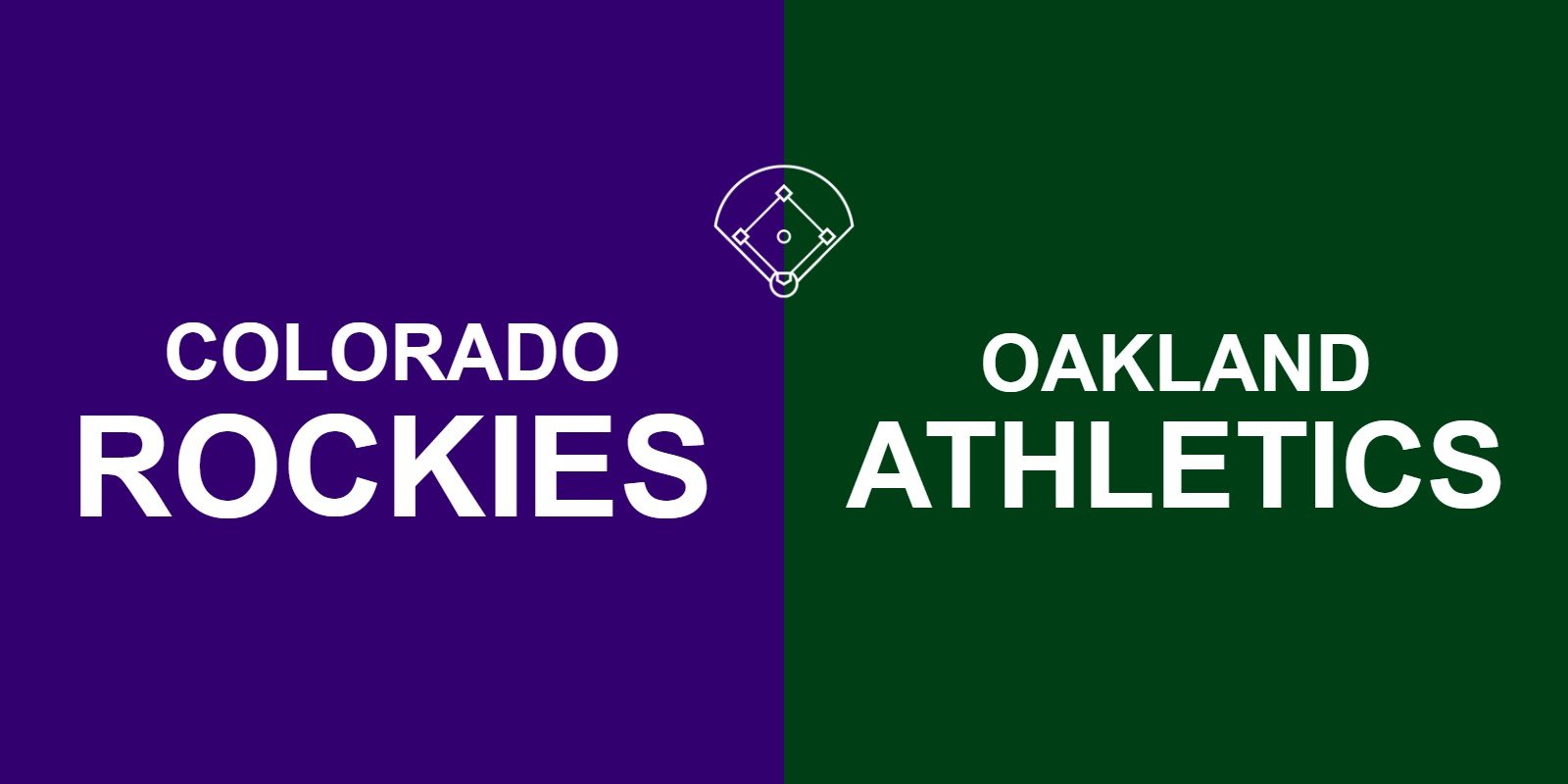 Rockies vs Athletics
