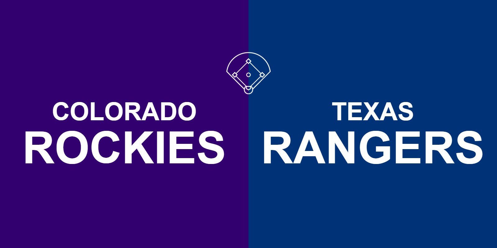 Rockies vs Rangers