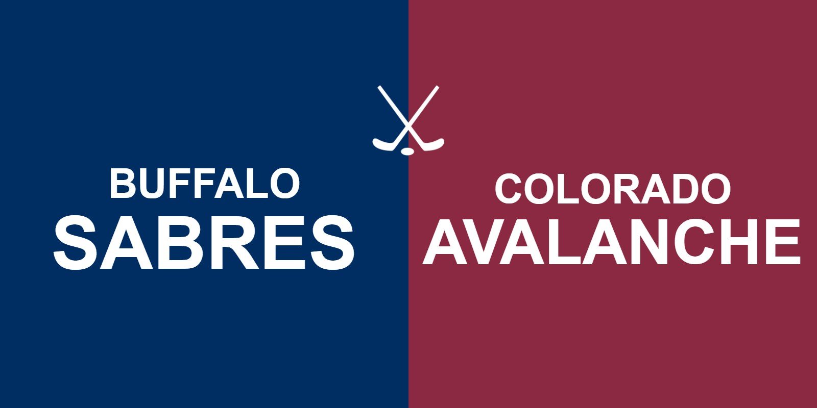 Sabres vs Avalanche