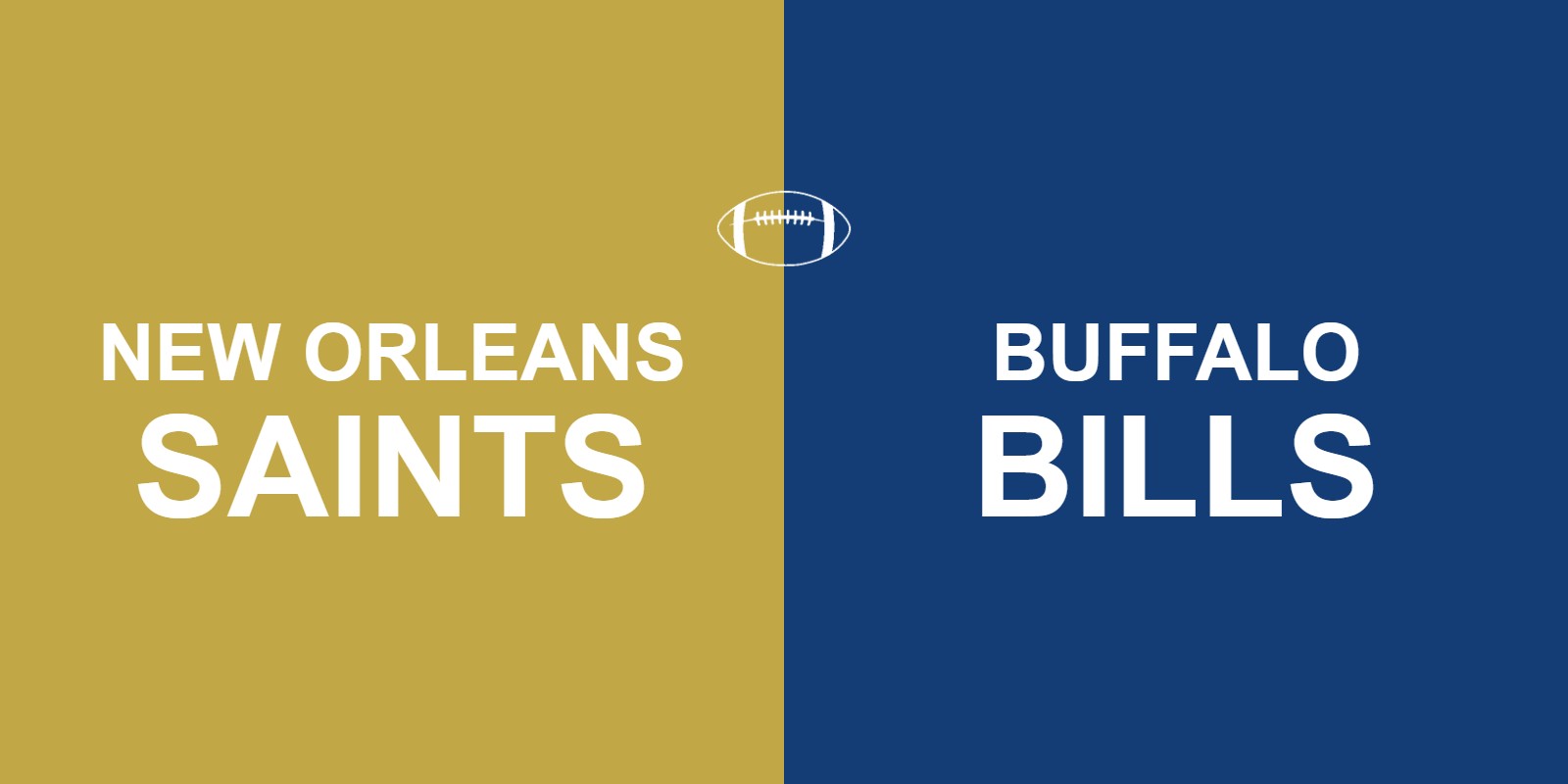Saints vs Bills