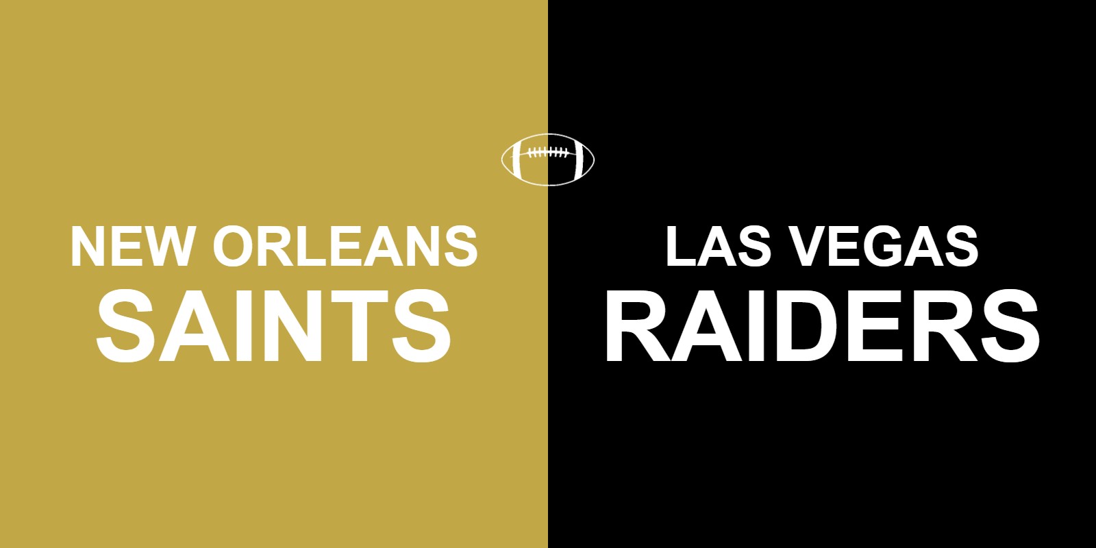 Saints vs Raiders