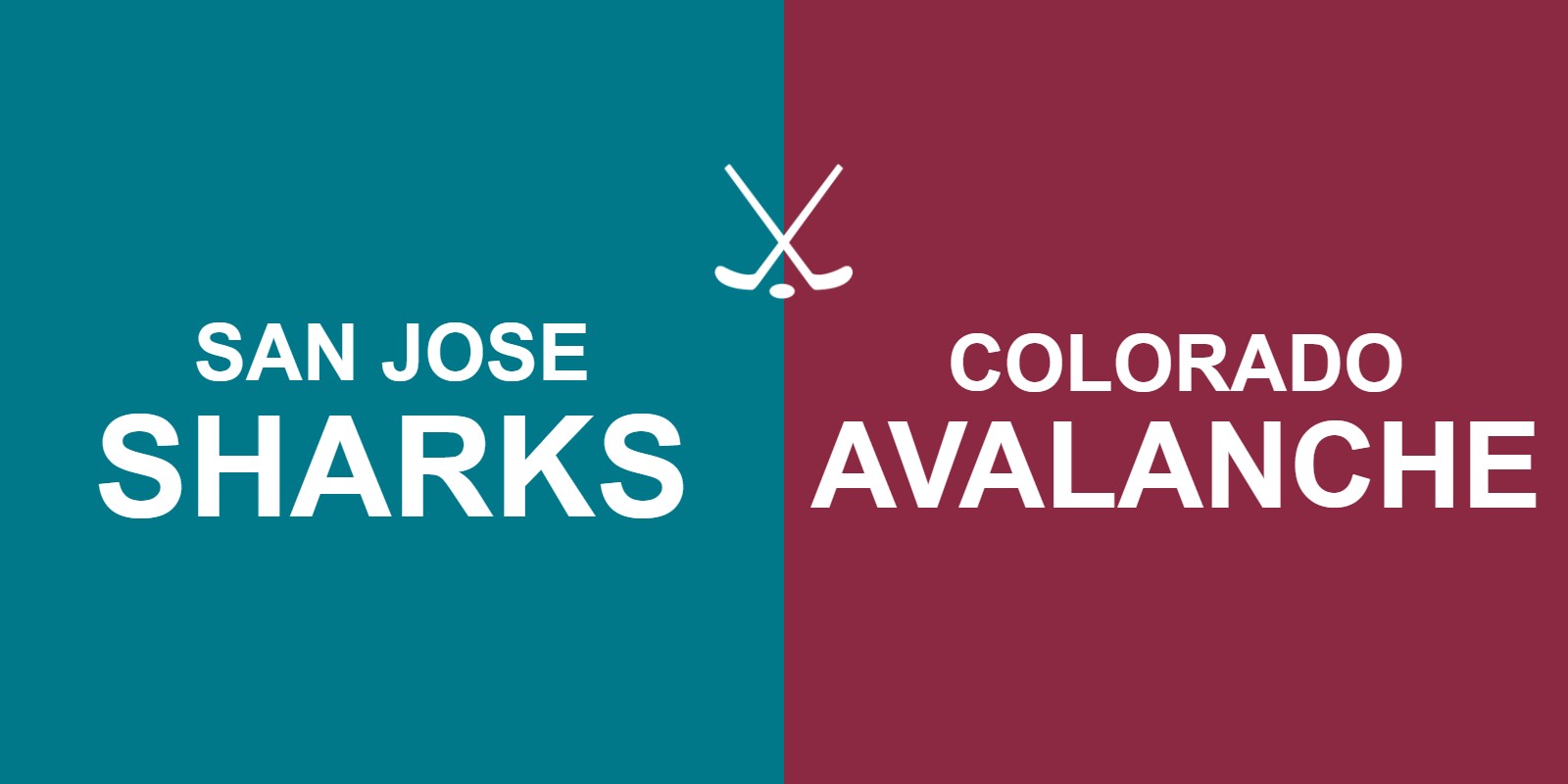 Sharks vs Avalanche