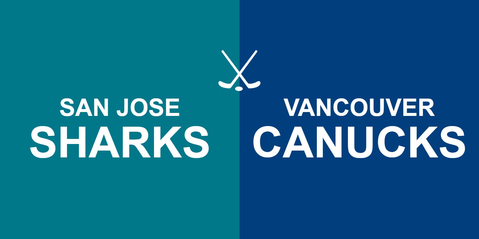 Sharks vs Canucks