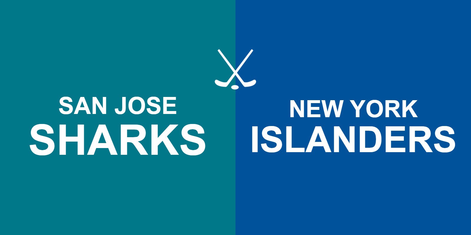 Sharks vs Islanders