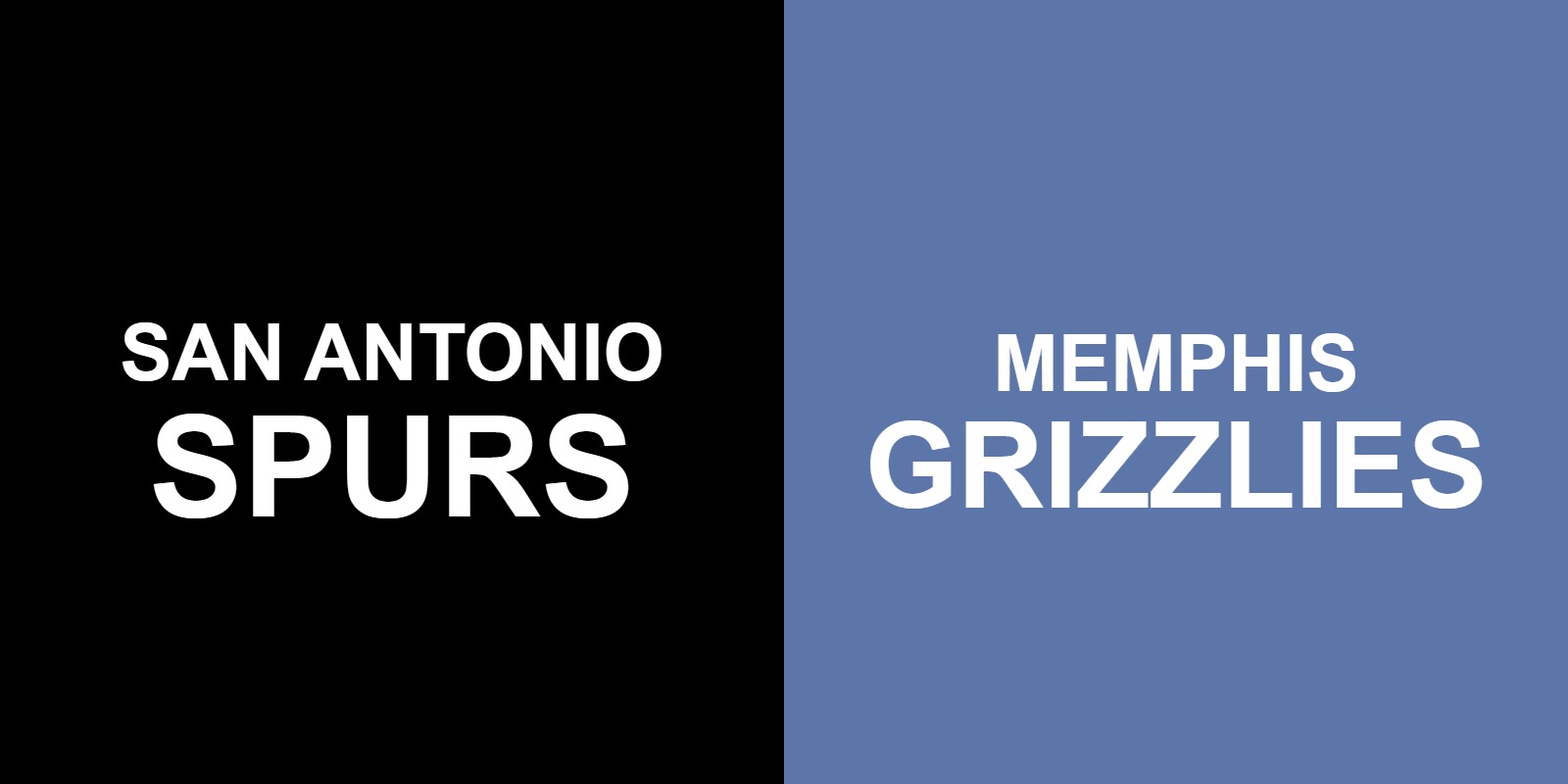 Spurs vs Grizzlies