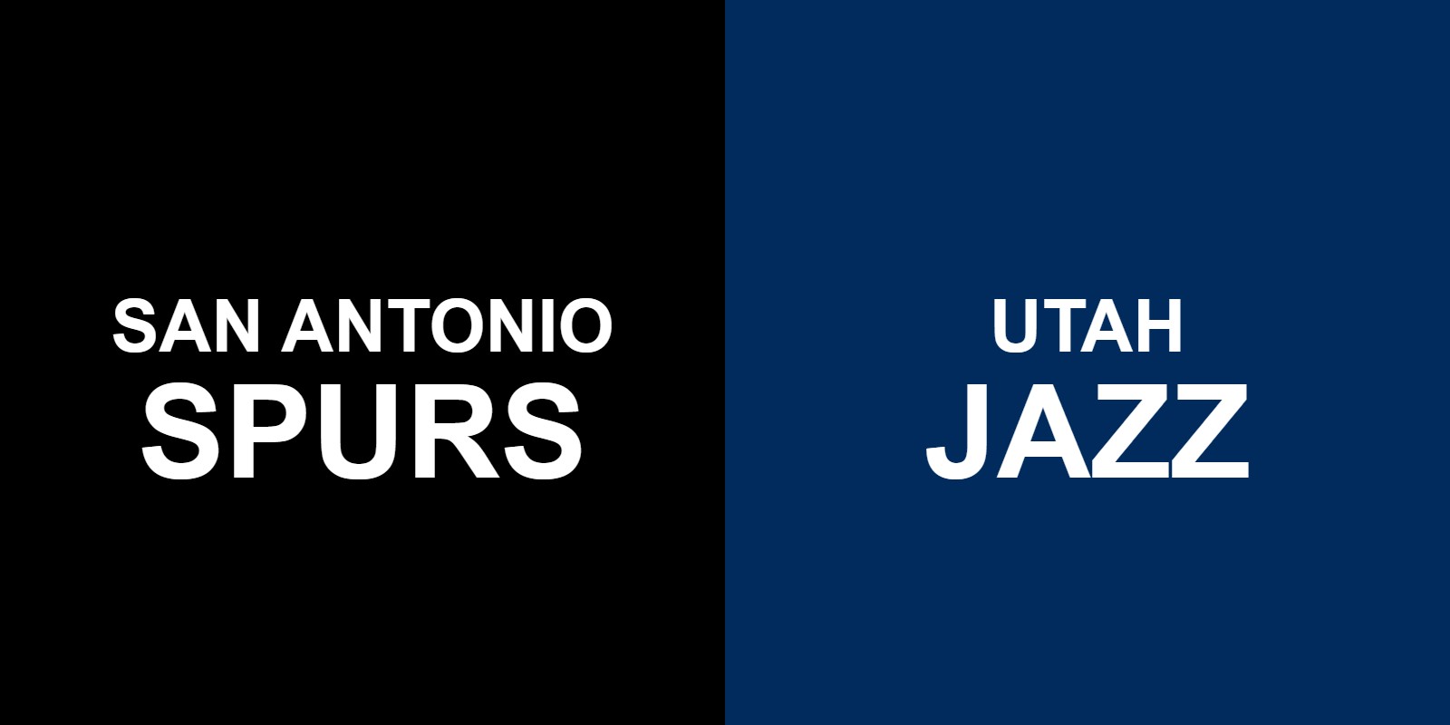 Spurs vs Jazz