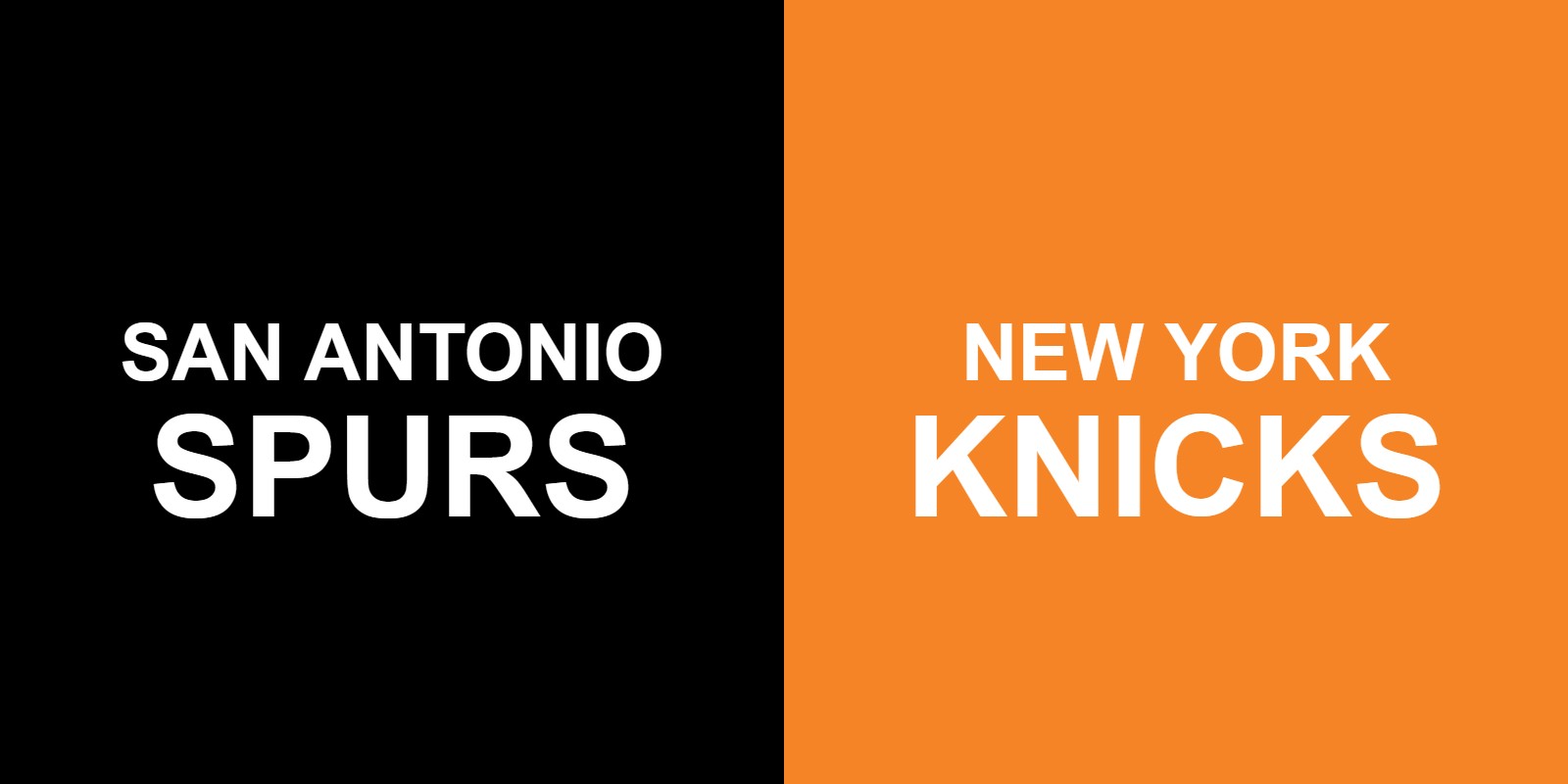 Spurs vs Knicks