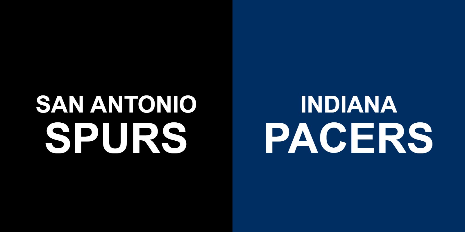 Spurs vs Pacers