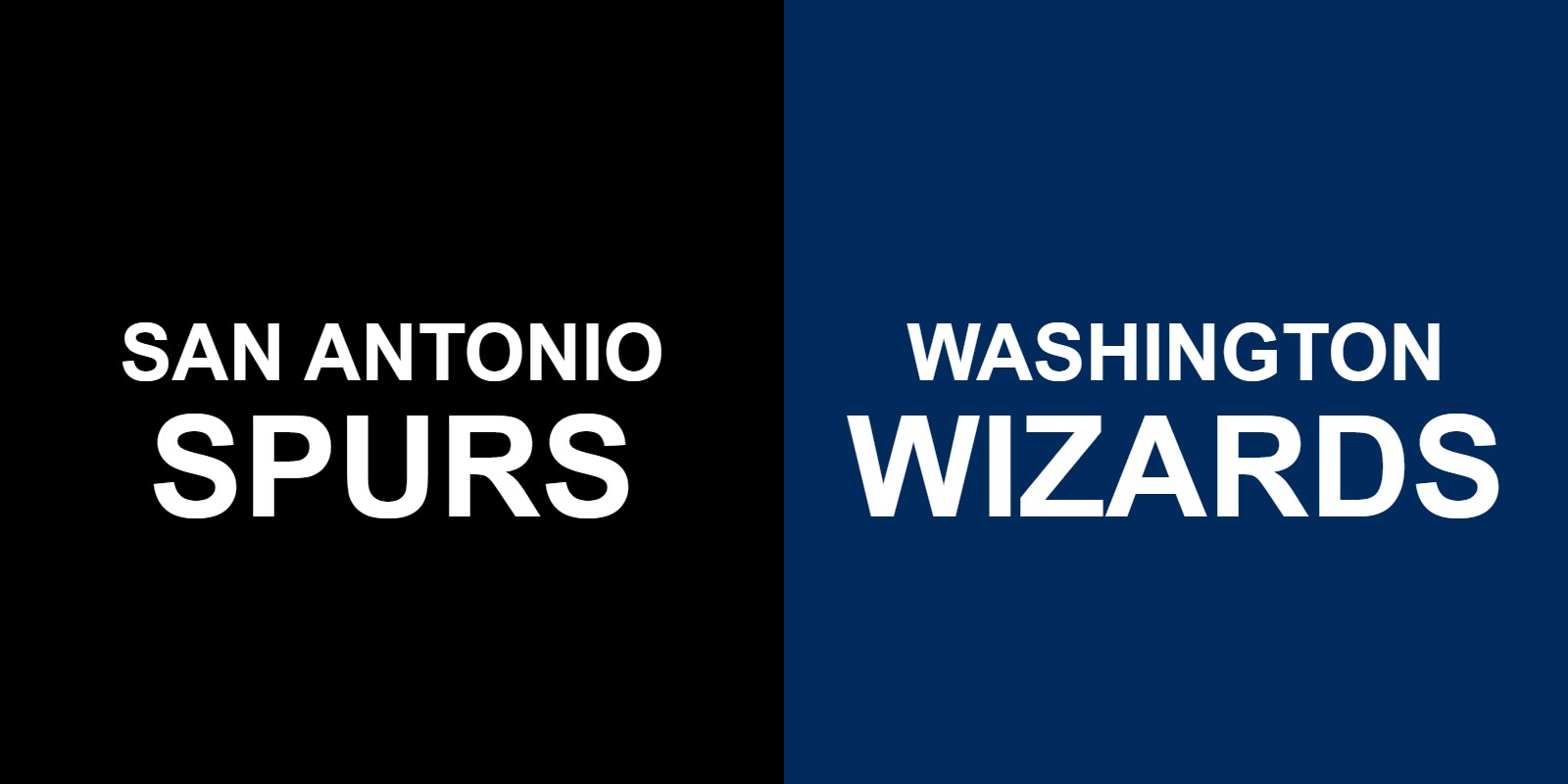 Spurs vs Wizards