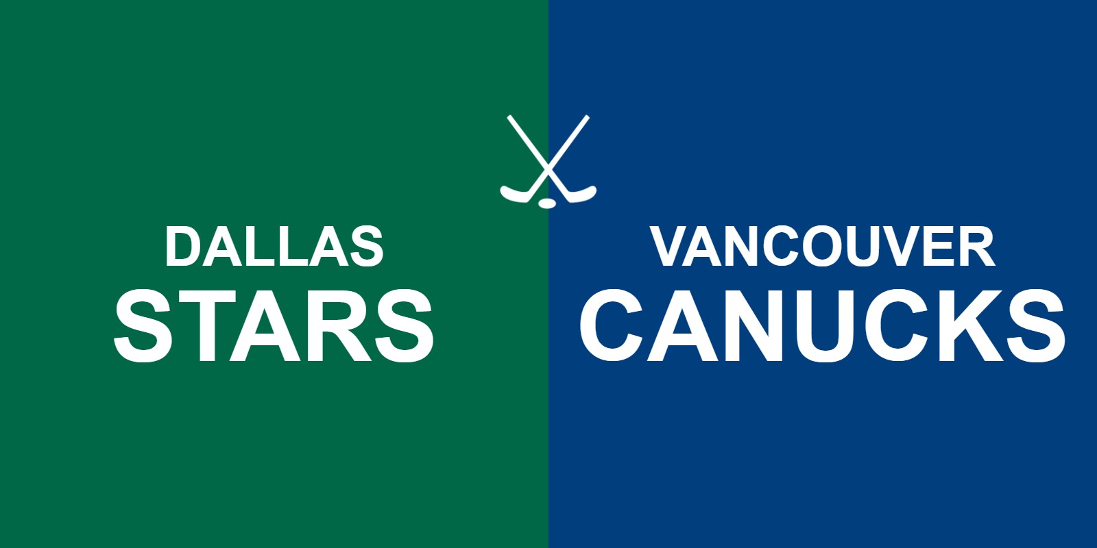 Stars vs Canucks