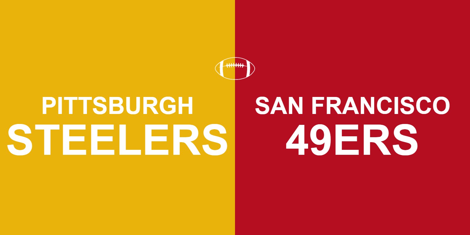 Steelers vs 49ers