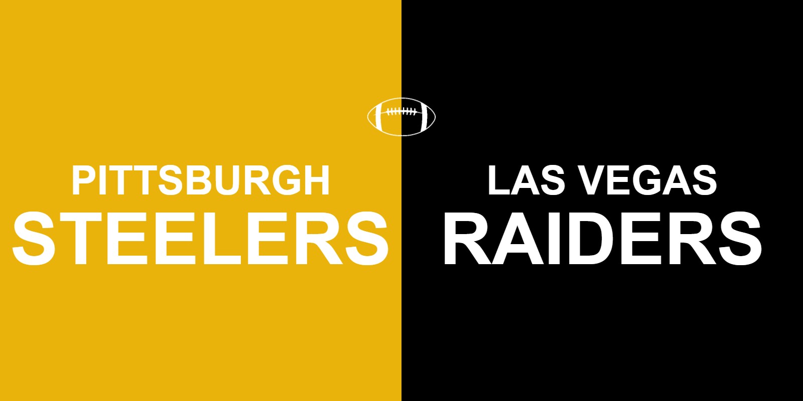 Steelers vs Raiders