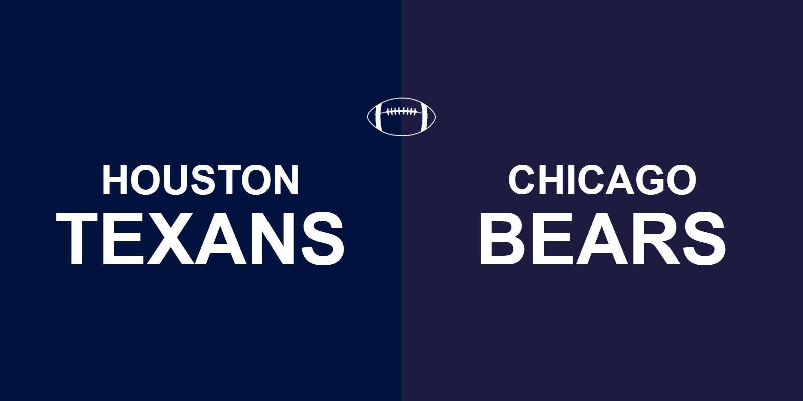 Texans vs Bears