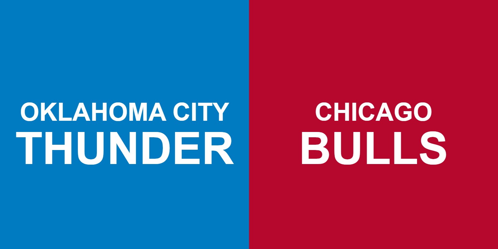 Thunder vs Bulls