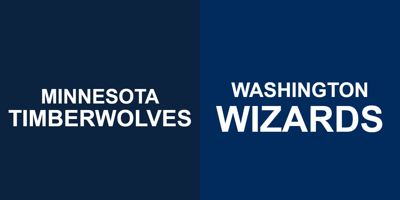 Timberwolves vs Wizards