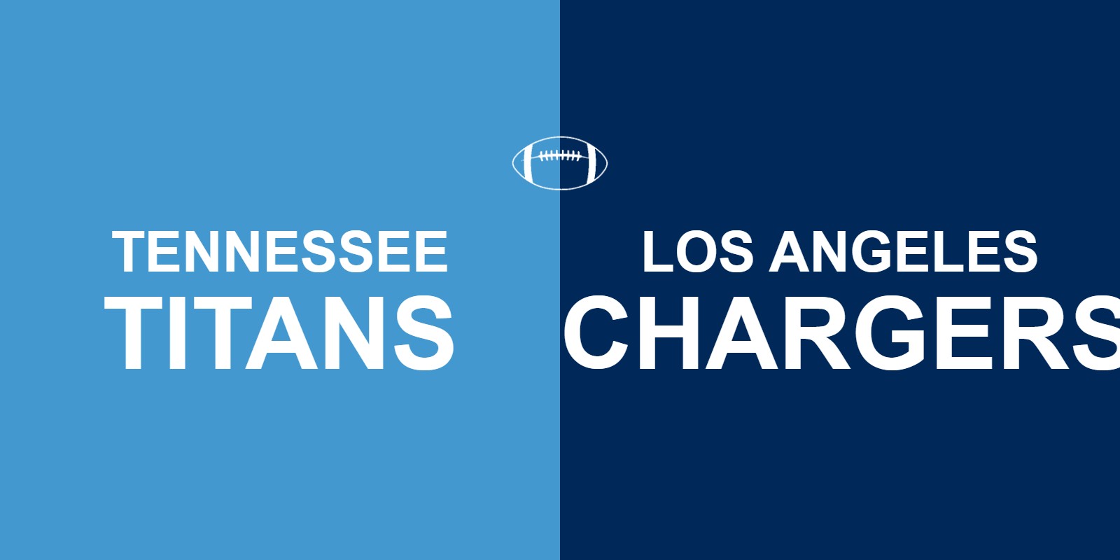 Titans vs Chargers