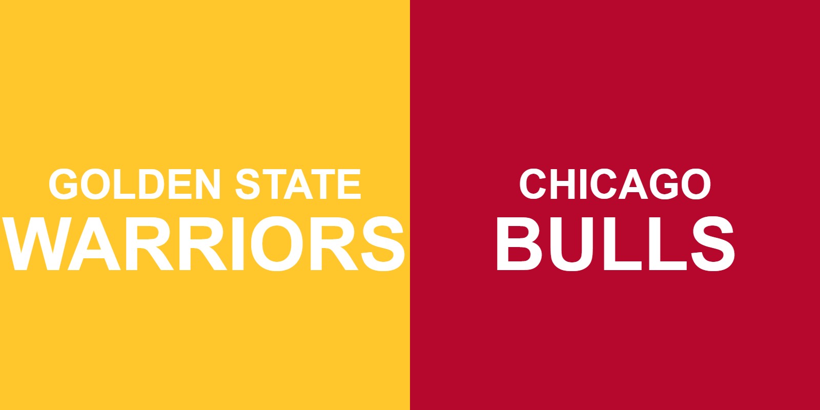 Warriors vs Bulls