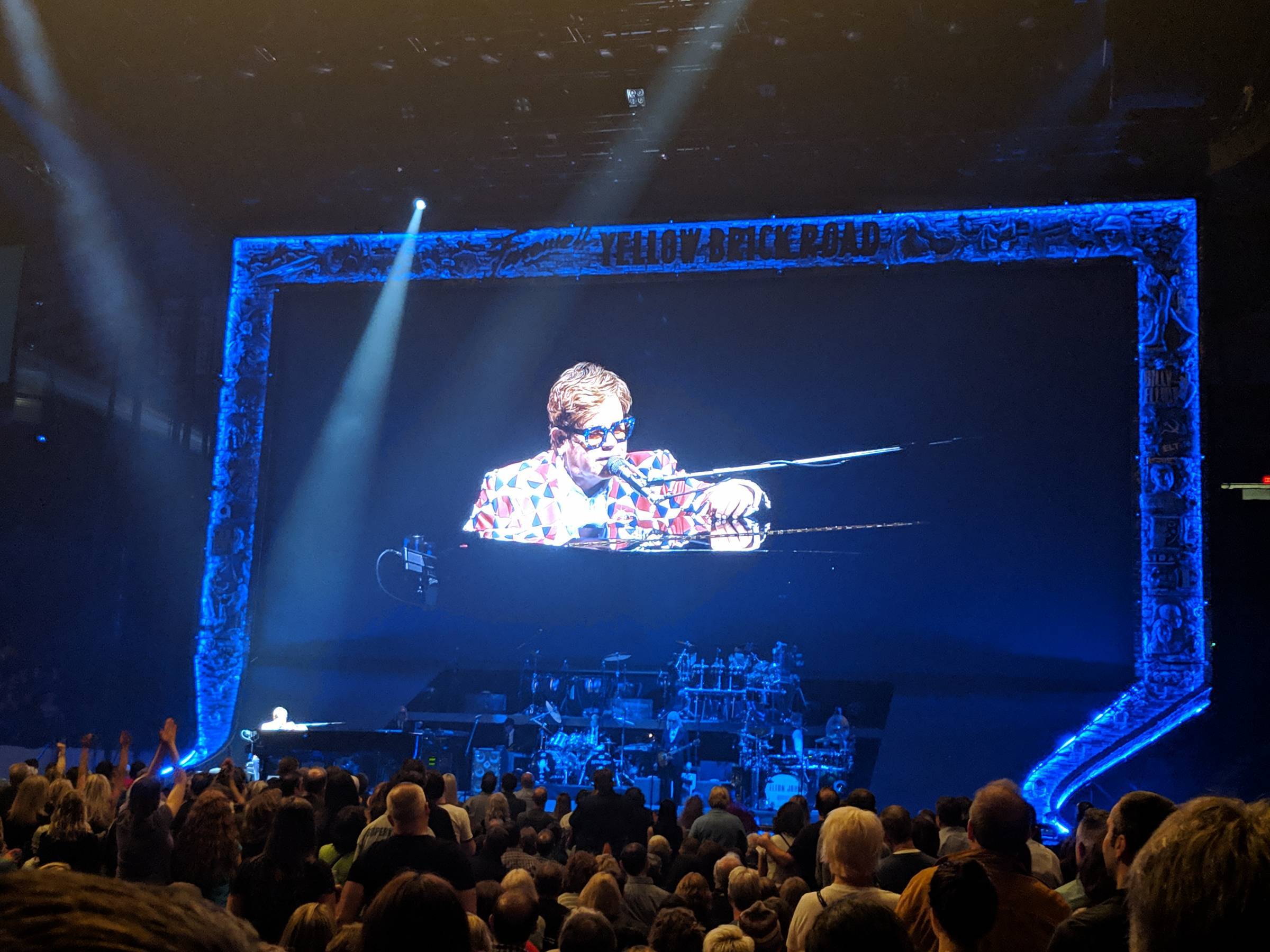 Elton John on stage